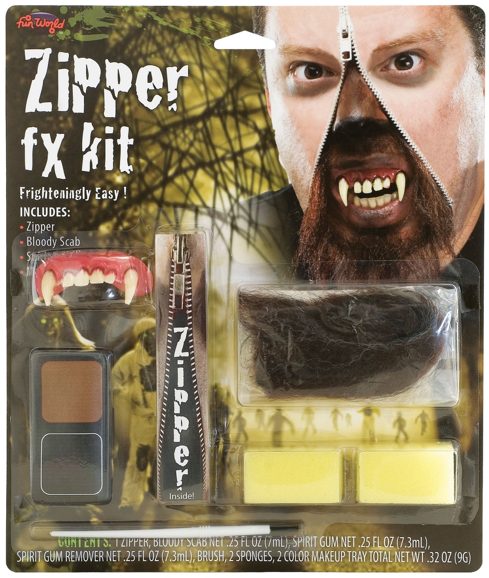 Werewolf Zipper FX Kit Make Up Unisex 1