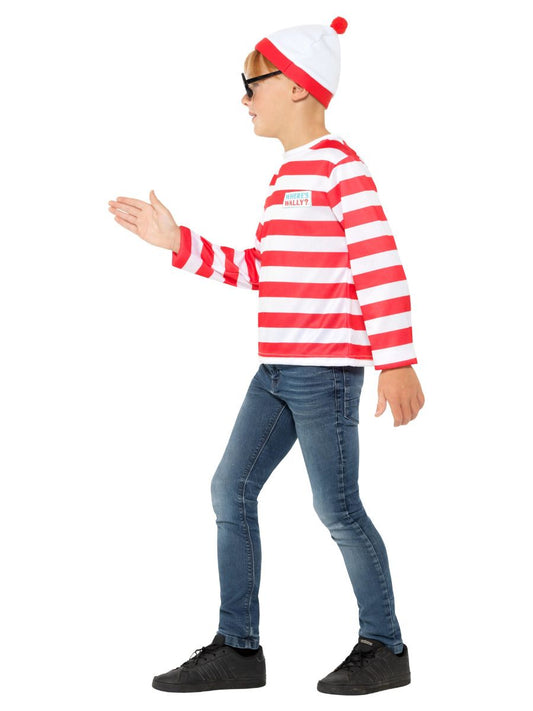 Wheres Wally Instant Kit Kids Red White Top Hat and Glasses 2