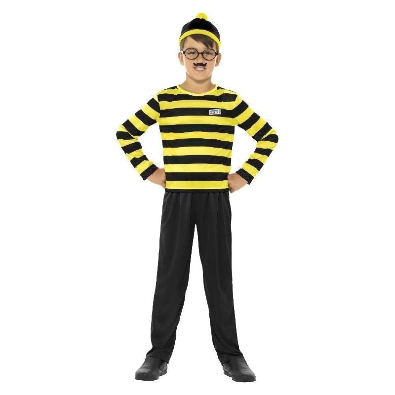 Wheres Wally Odlaw Costume Kids Black 3