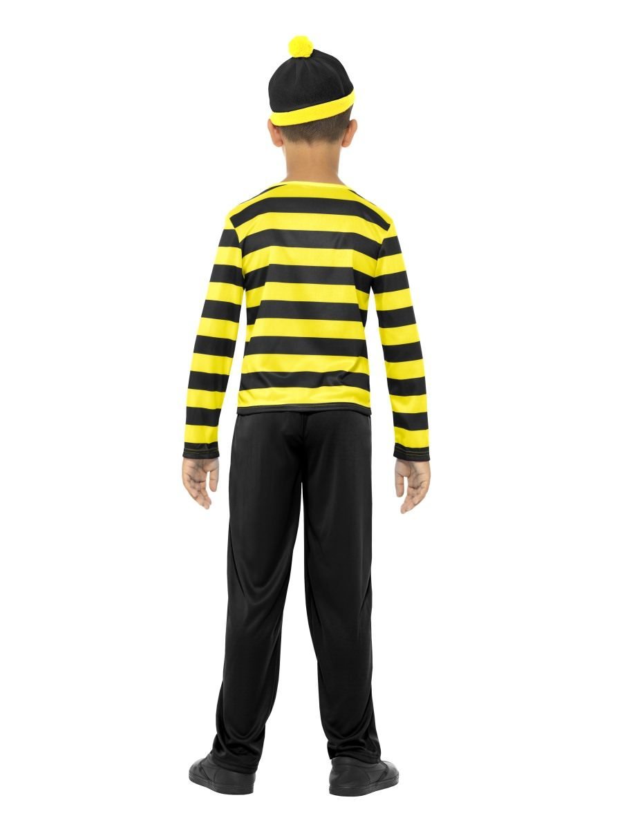 Wheres Wally Odlaw Costume Kids Black 4