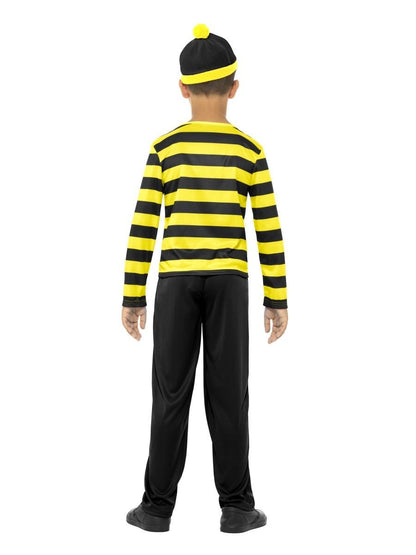 Wheres Wally Odlaw Costume Kids Black 4
