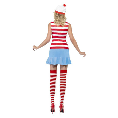 Wheres Wenda Cutie Costume Red and White Adult 2