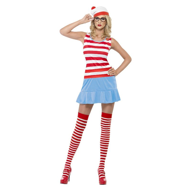 Where's Wenda? Cutie Costume Red & White Adult_1