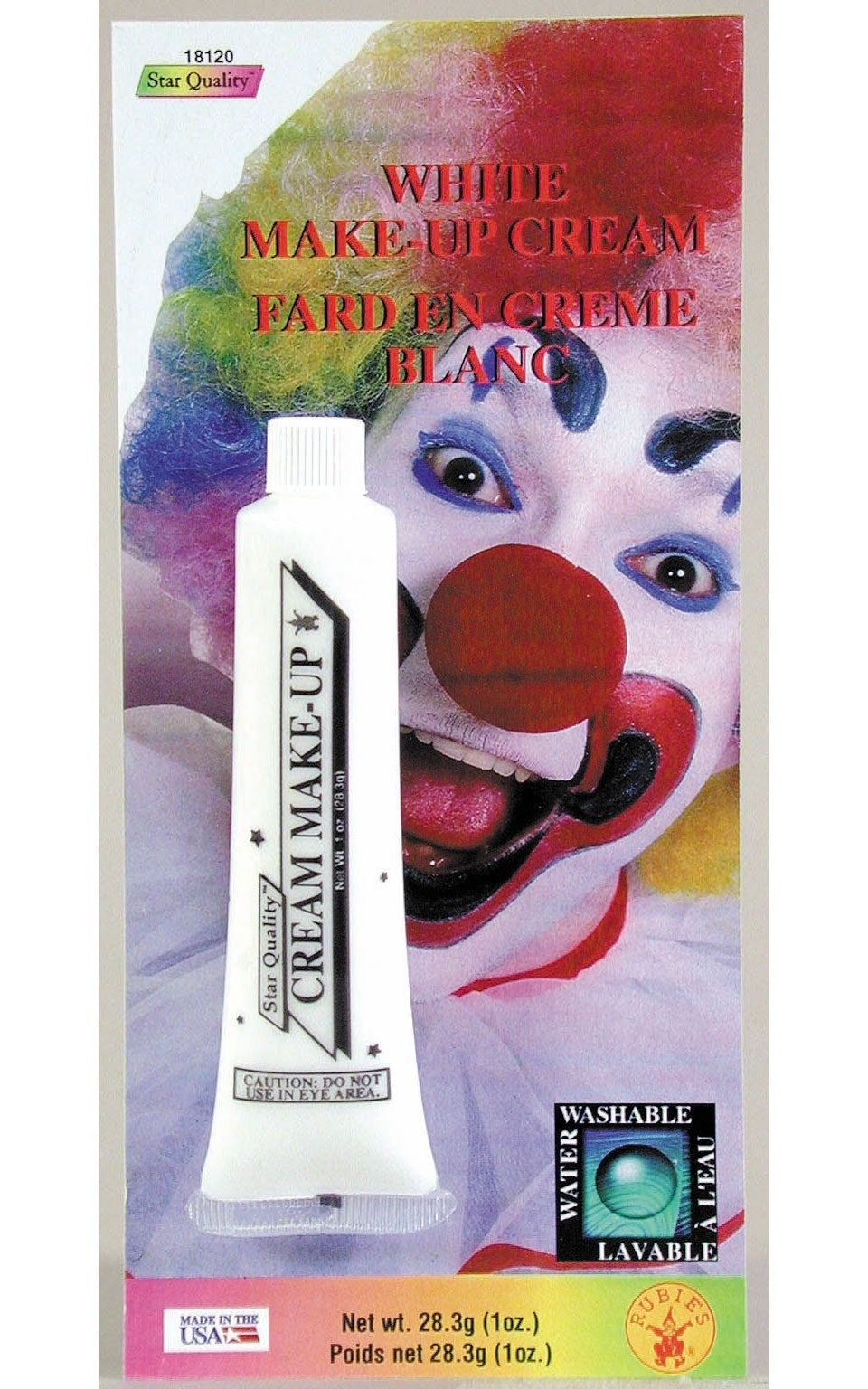 White Cream Make Up Costume 1