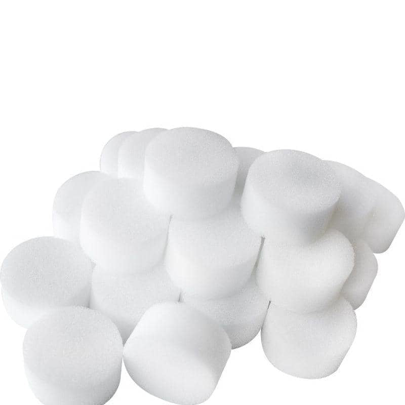 White Foam Cosmetic Sponges Bag of 25 1