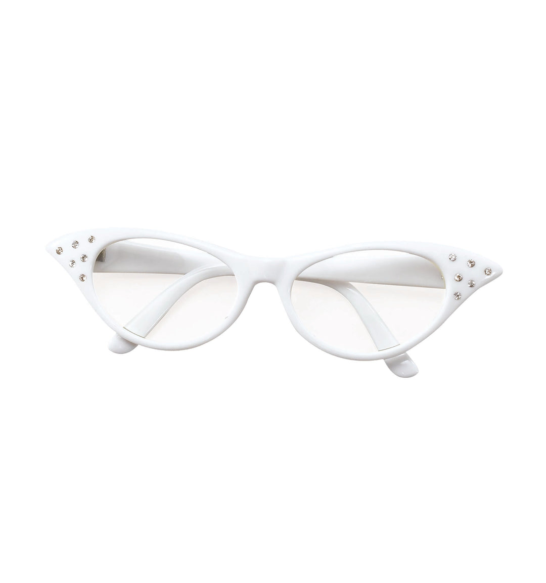 Womens Glasses 50s Female Style White Costume Accessories Halloween_1 BA142W