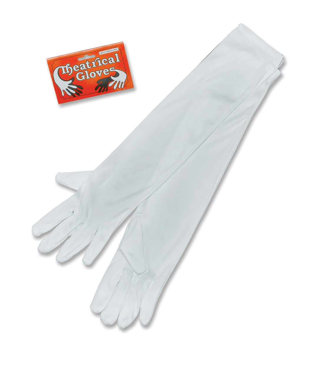 White Opera Gloves Costume Accessory_1