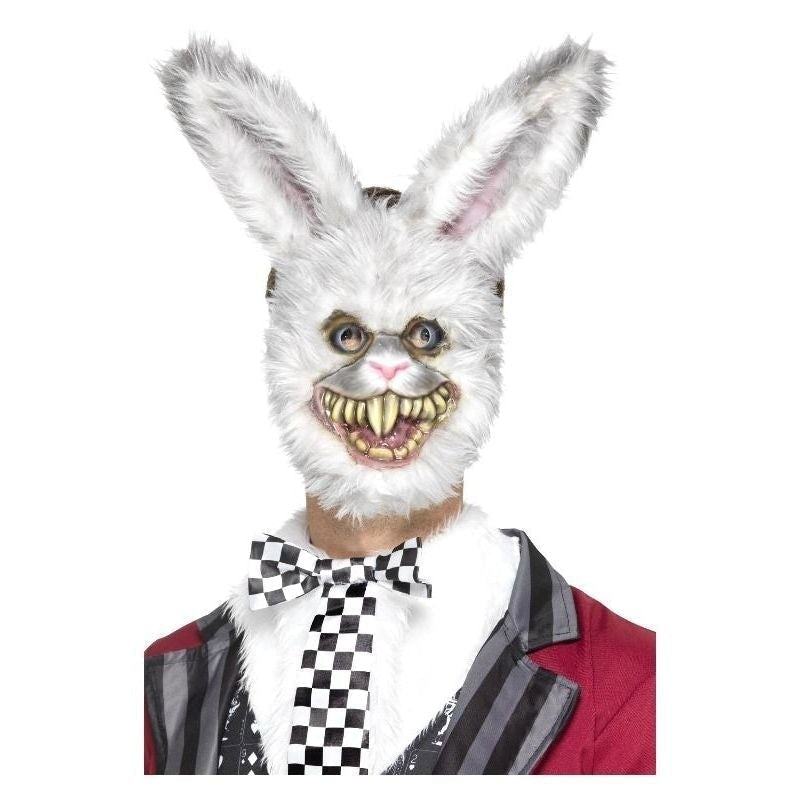 White Rabbit Mask Adult 2
