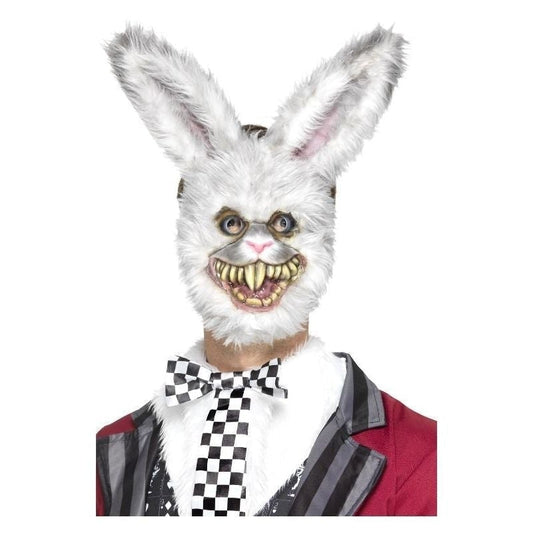 White Rabbit Mask Adult 2