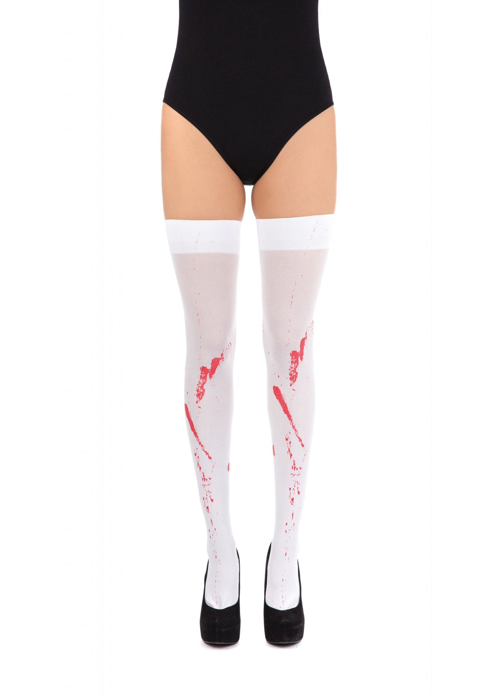 White Stockings with Blood Stain Costume Accessory 1