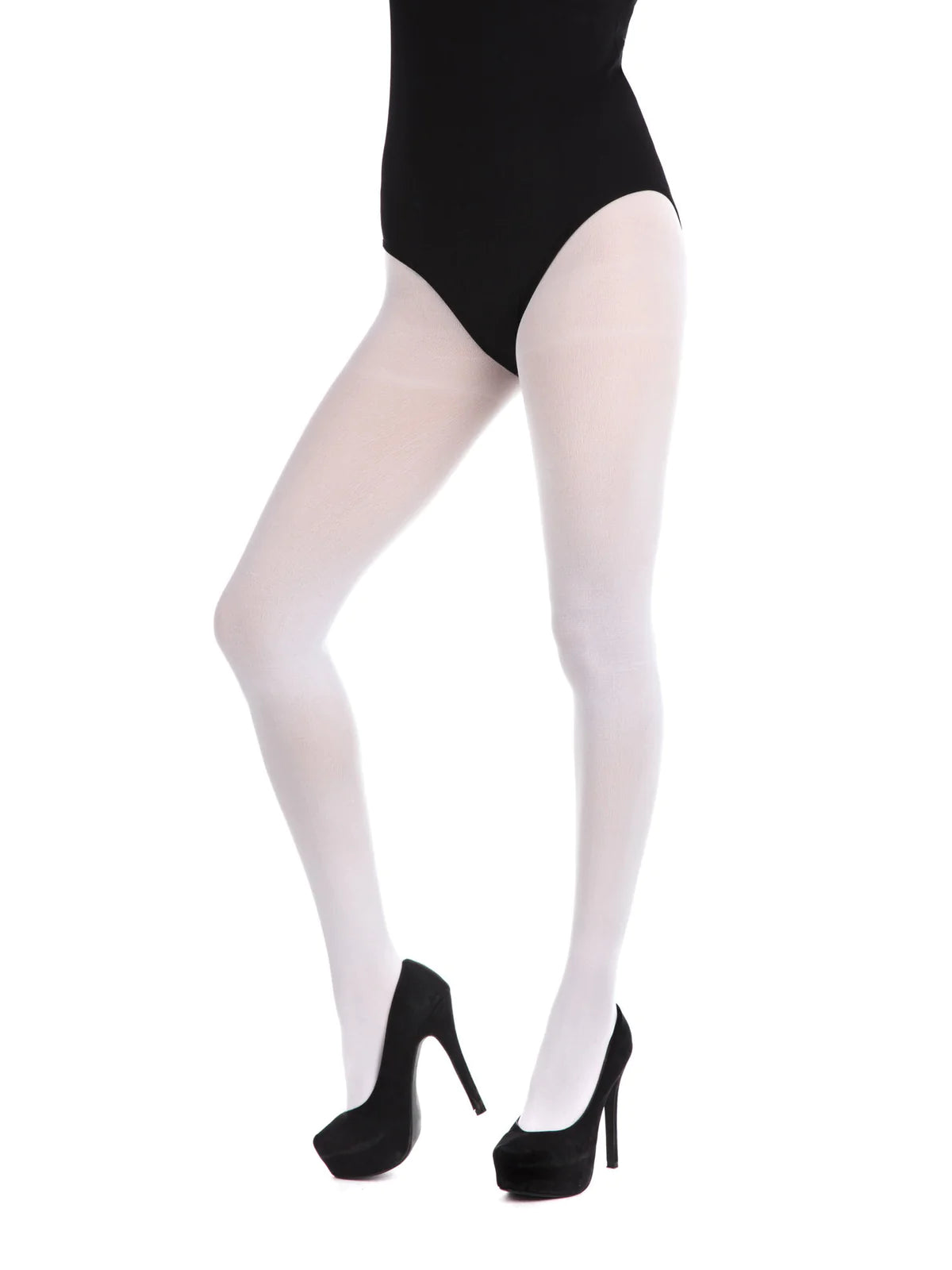 White Tights Adult Costume Accessory 2