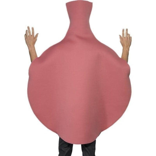 Whoopie Cushion Costume Adult Red Foam Material Bodysuit 2