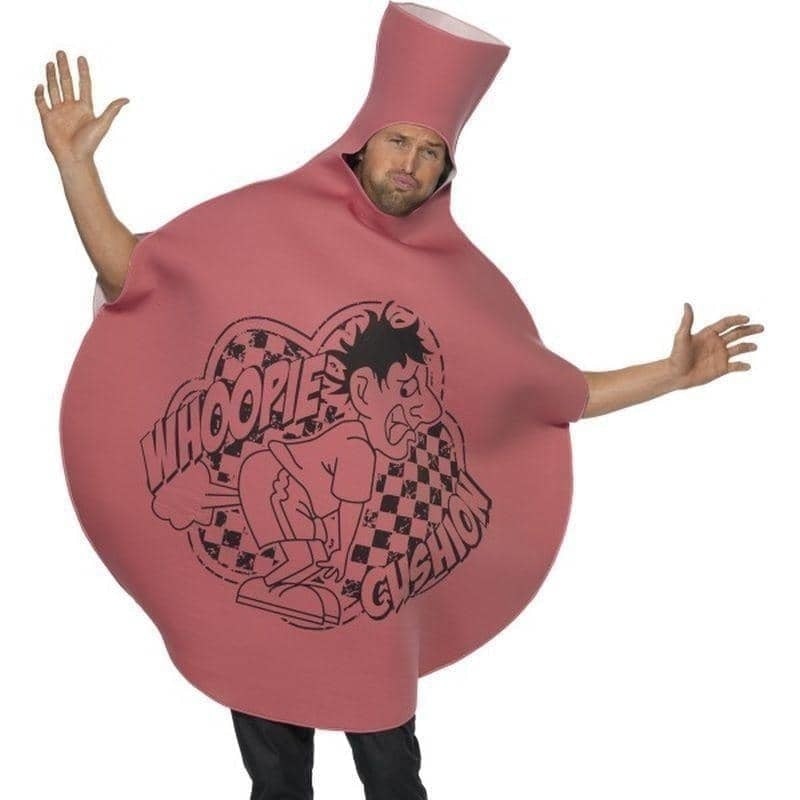 Whoopie Cushion Costume Adult Red Foam Material Bodysuit_1