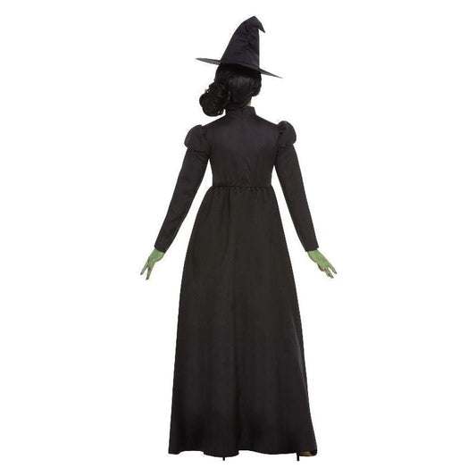 Wicked Witch Costume Adult Long Black Dress and Hat 2