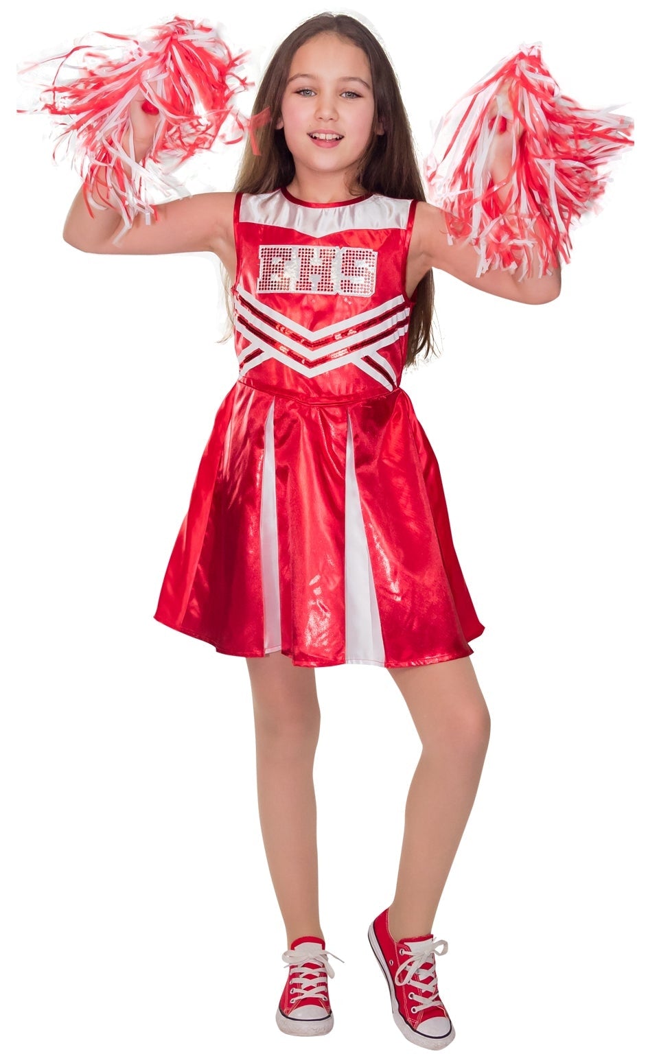 WilDCat Cheerleader Dress and Pom Poms 1