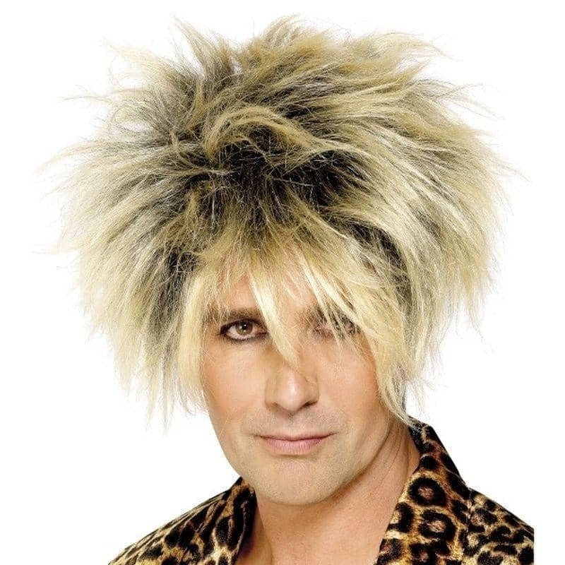 Wild Boy Wig Blonde 80s Boy Band Costume Hair 2