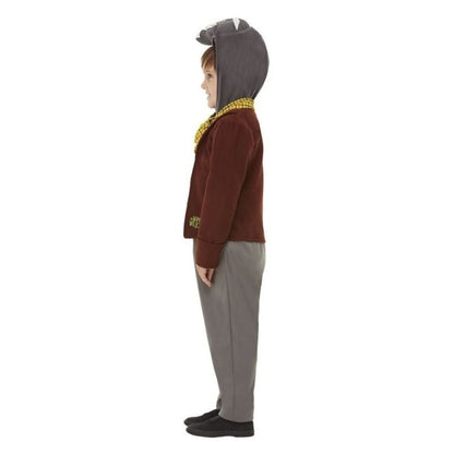 Wind In The Willows Badger Deluxe Costume Child Brown 2