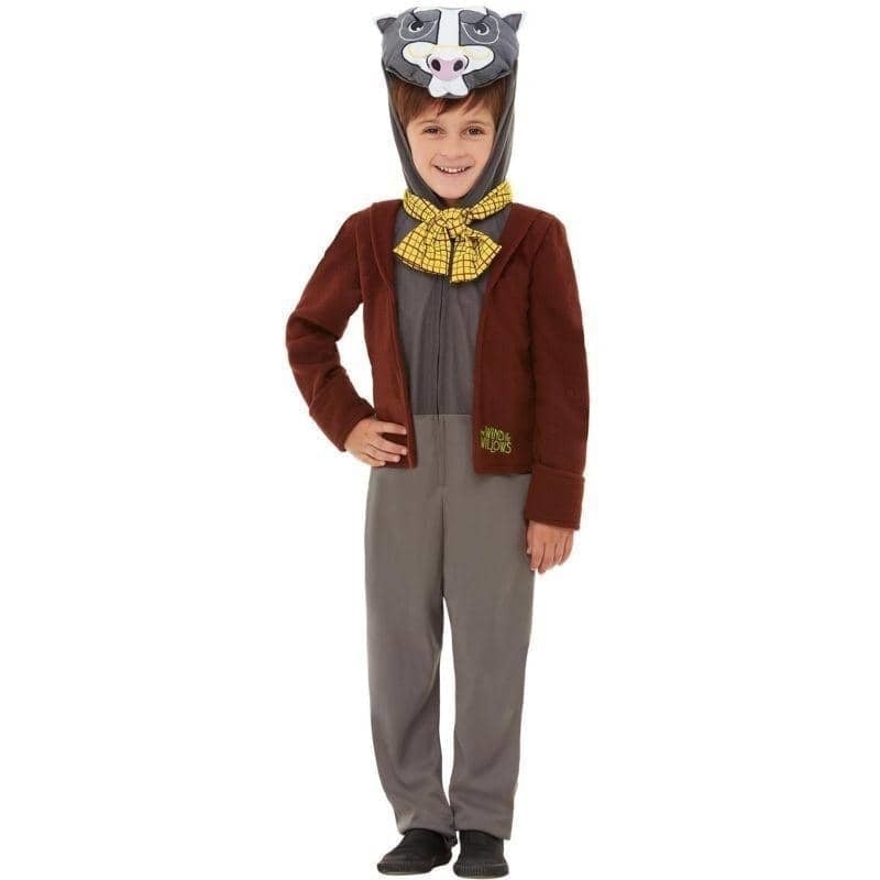 Wind In The Willows Badger Deluxe Costume Child Brown Wind In The Willows Badger Deluxe Costume Child Brown