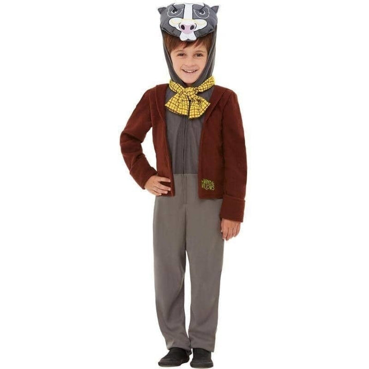 Wind In The Willows Badger Deluxe Costume Child Brown_1