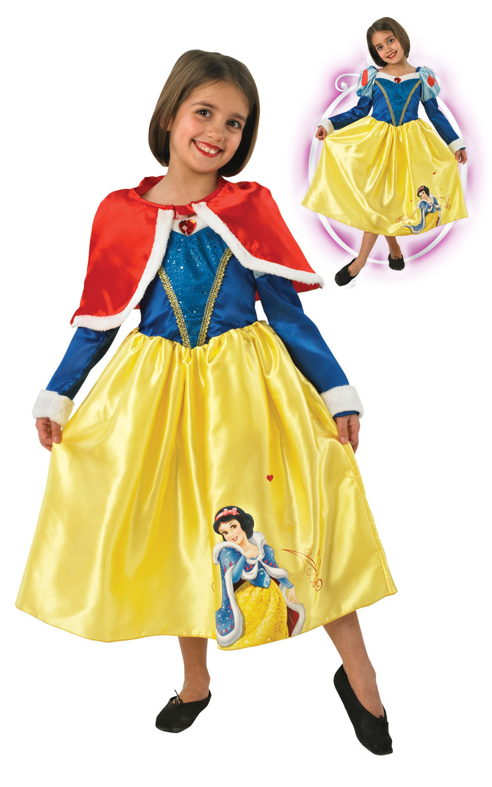 Winter Wonderland Snow White Childrens Costume 2