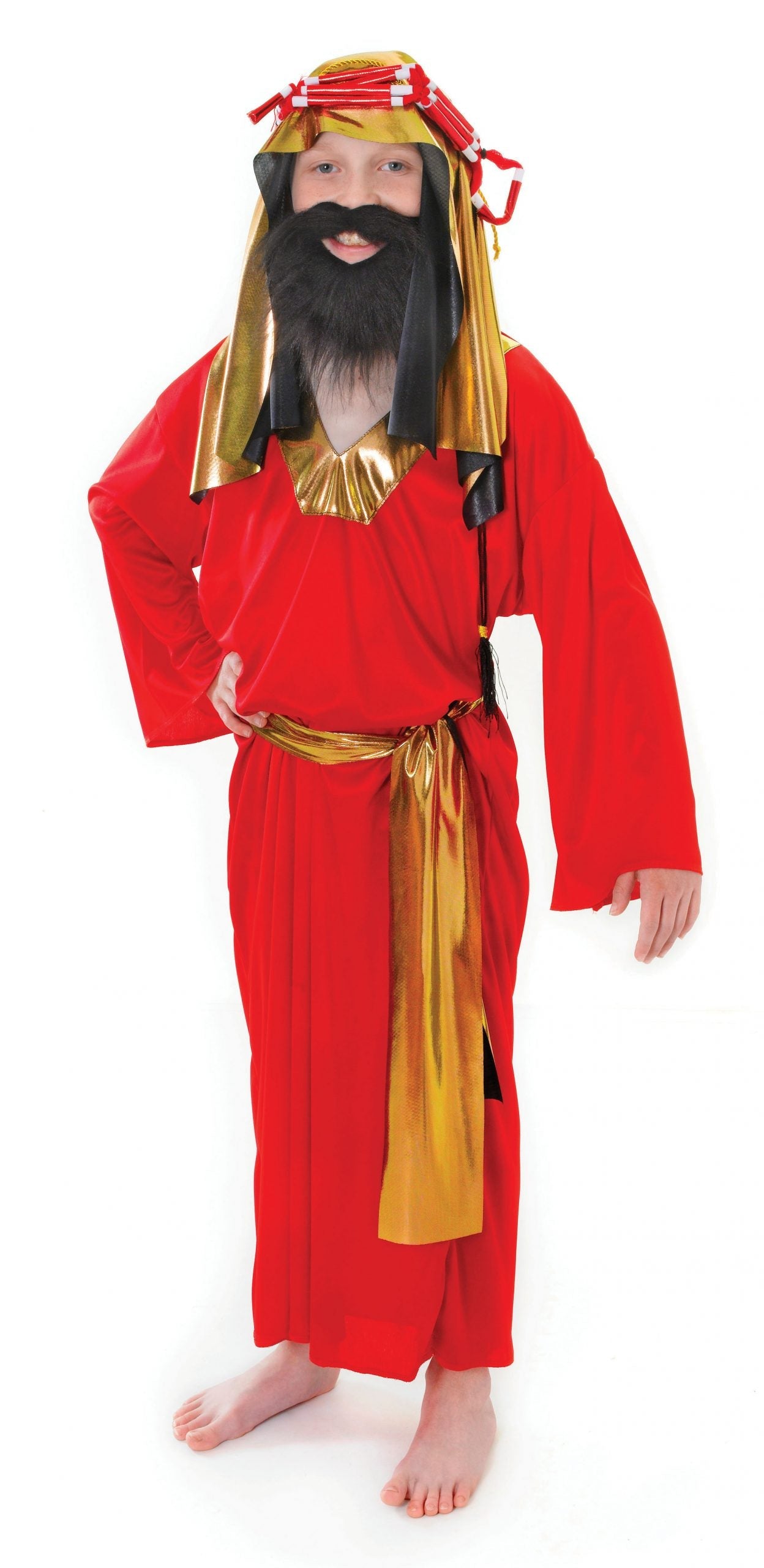 Wise Man Red Small Childrens Costume Male Medium 1