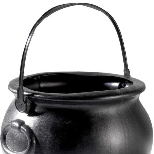 Witch Cauldron Black 13cm High Halloween Party Accessory 2