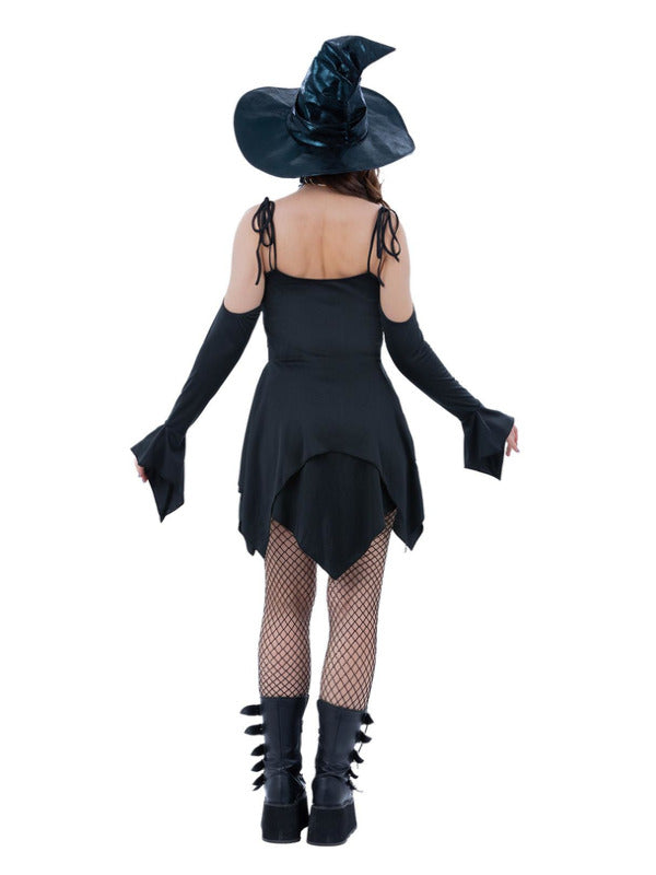 Witch Costume Adjustable Dress and Hat 3