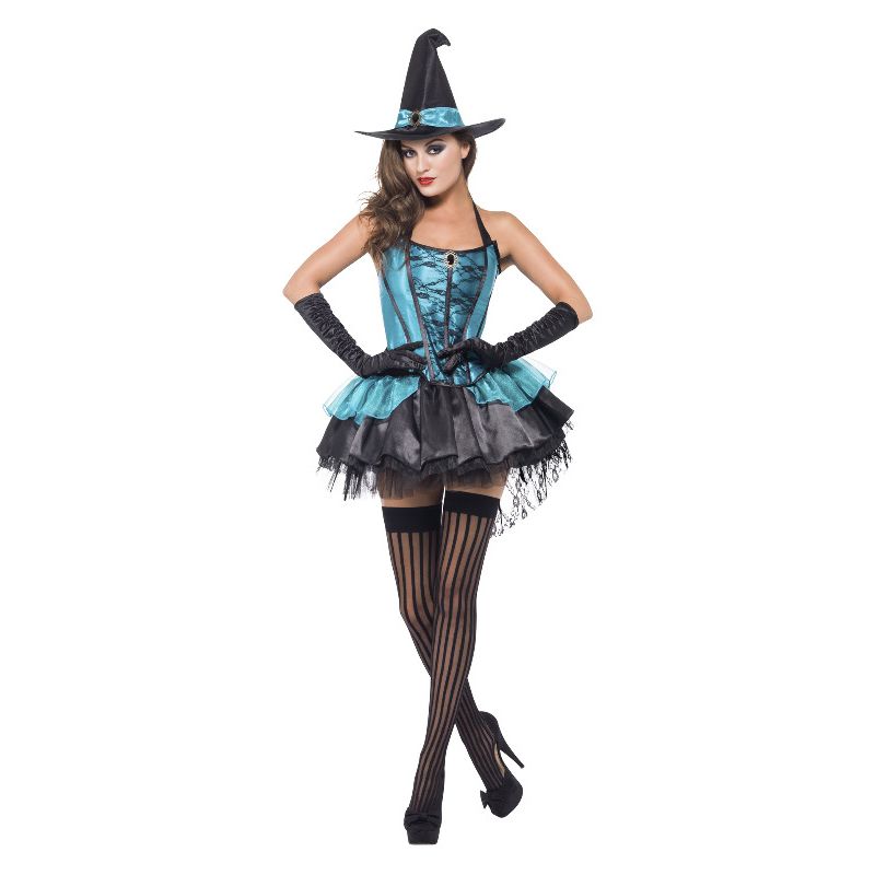 Witch Divine Costume Green Adult 1