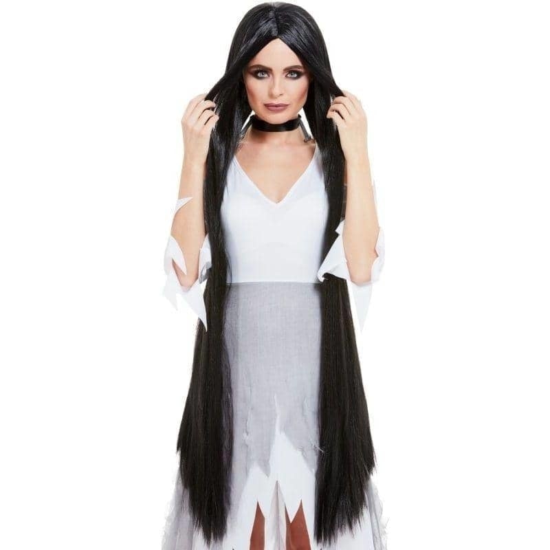 Witch Wig Extra Long Adult Black_1