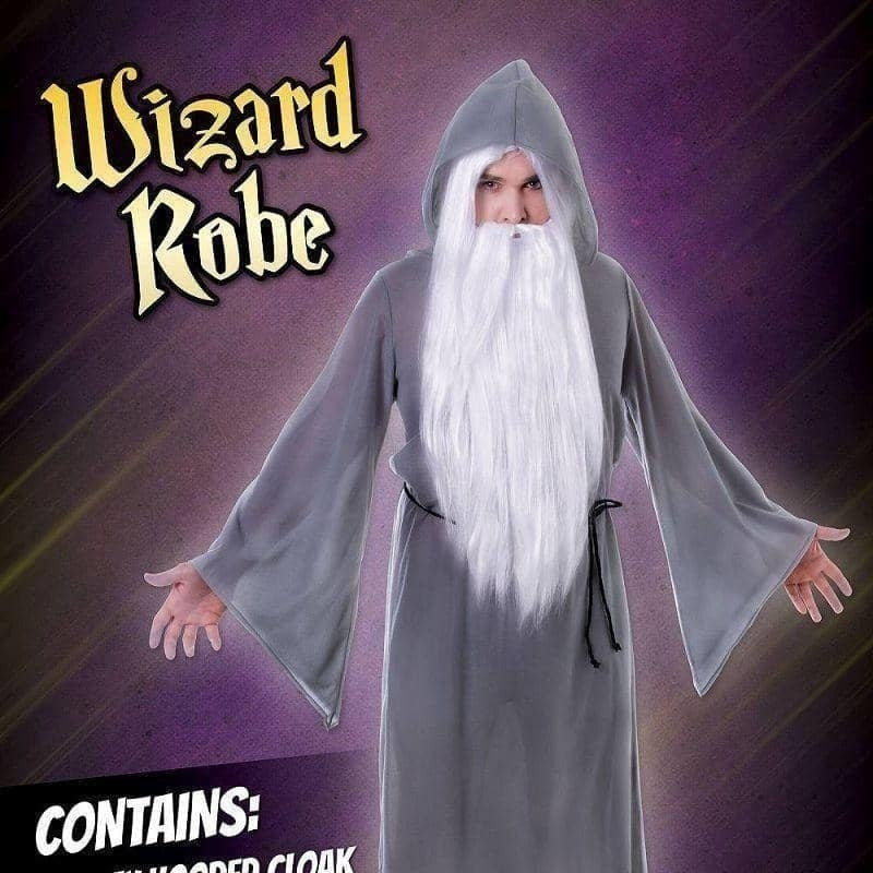 Wizard Cloak Grey Adult Gandalf Costume_2