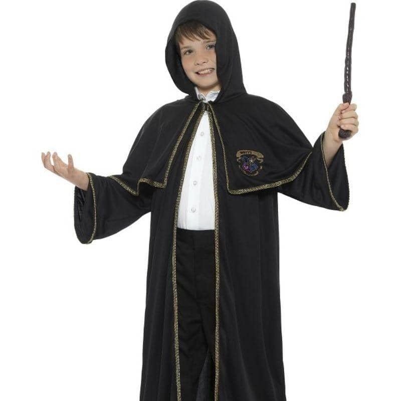 Wizard Cloak Kids Black with Gold_1