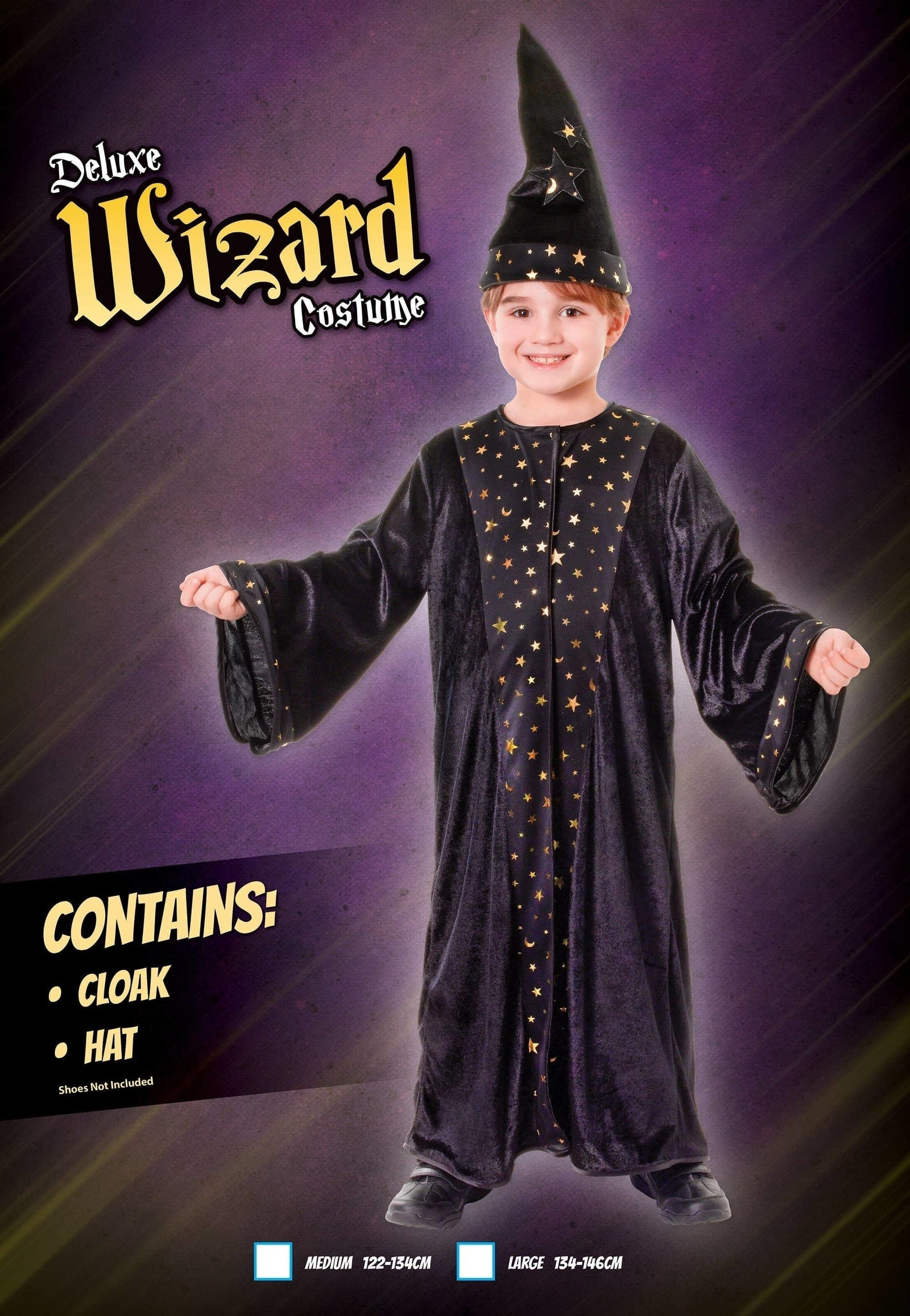 Wizard Deluxe Childrens Costume 1