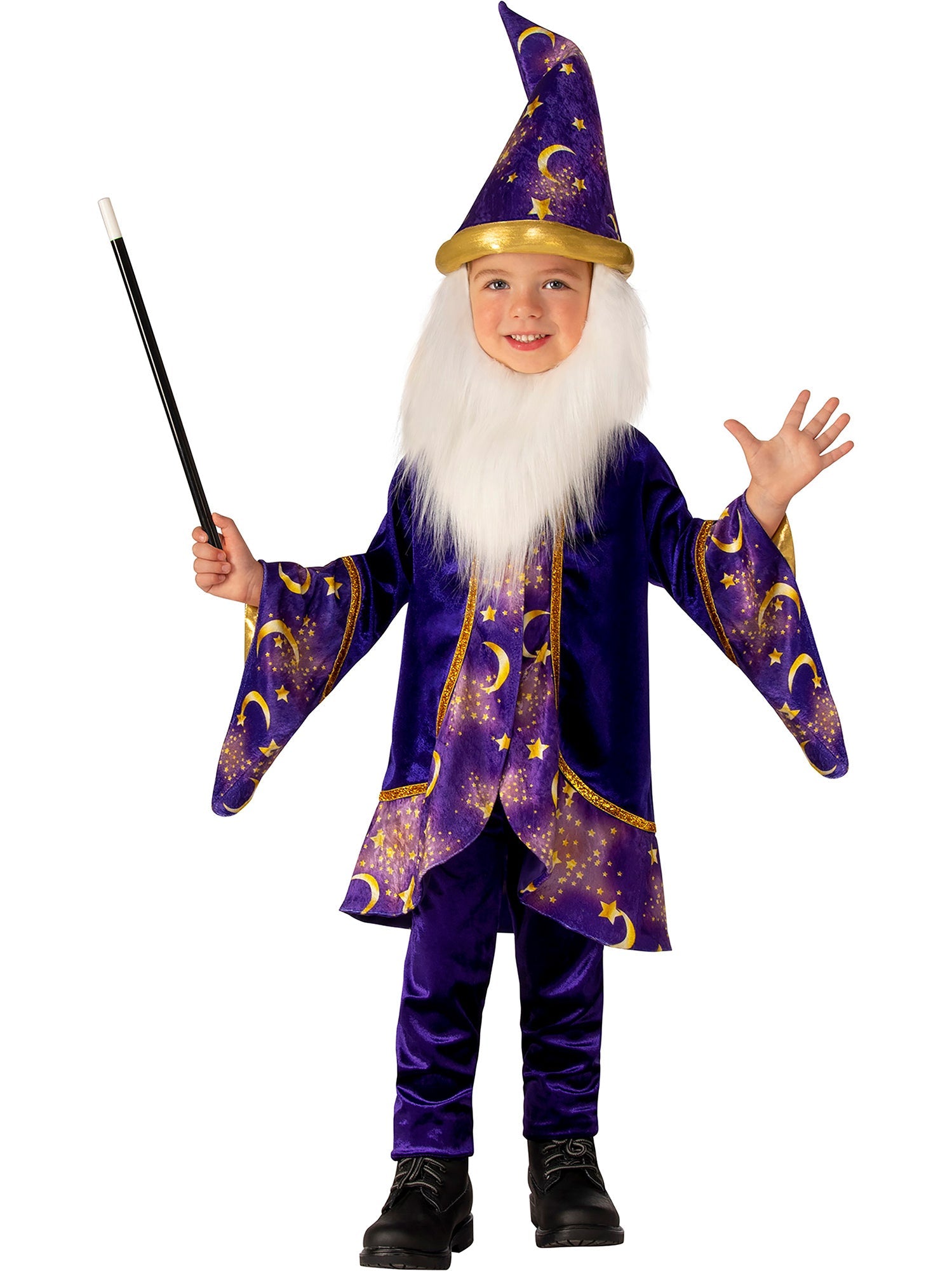 Wizard Kids Costume Classic Purple Gown 1