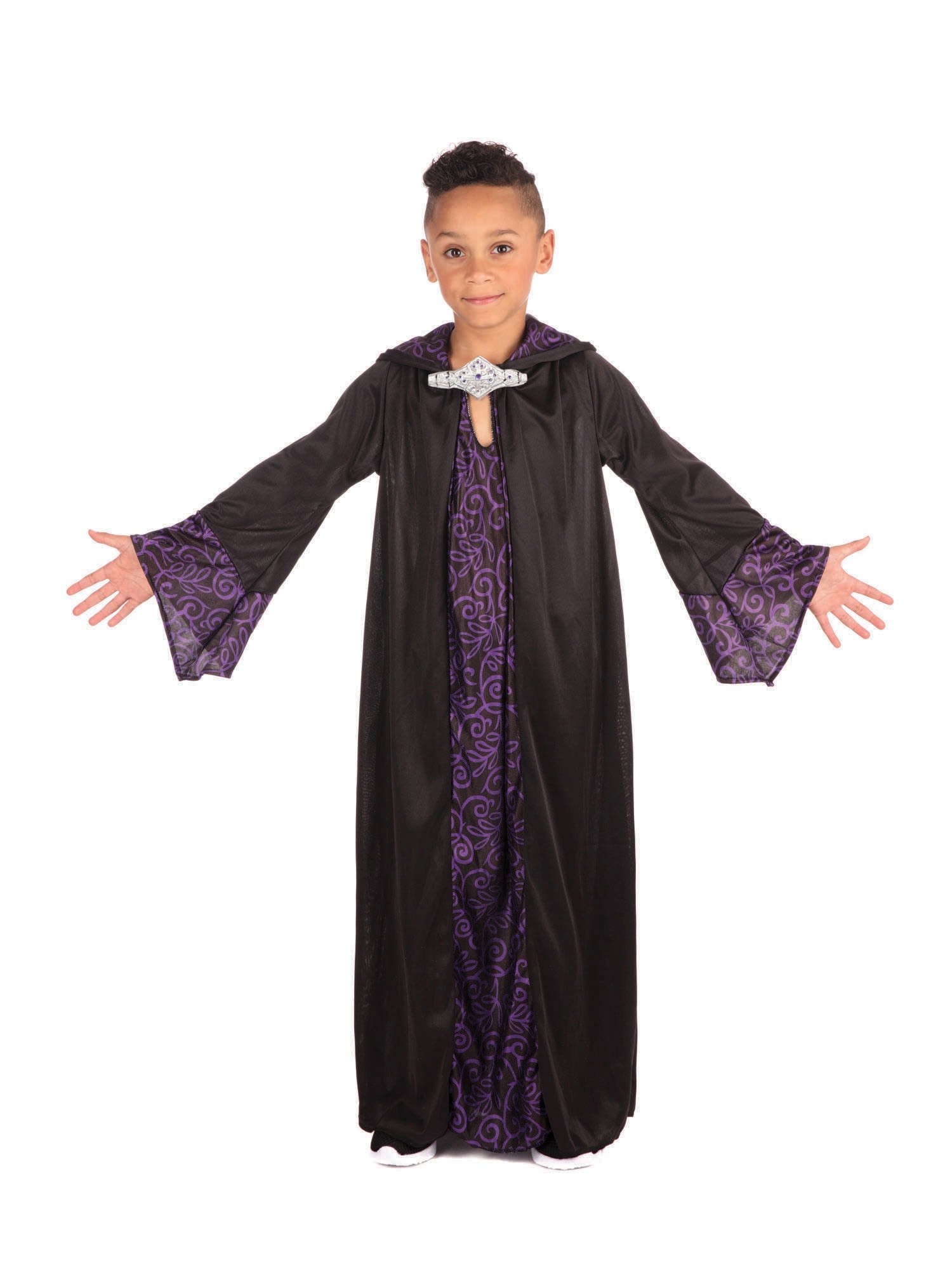 Wizard Costume Robe Unisex Childrens Magician 2