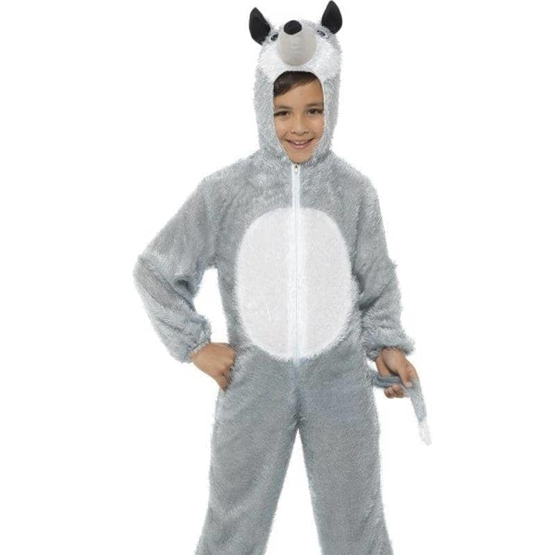Wolf Costume Kids Grey White 1