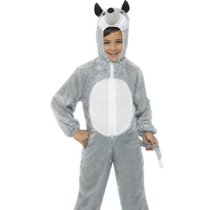 Wolf Costume Kids Grey White 1