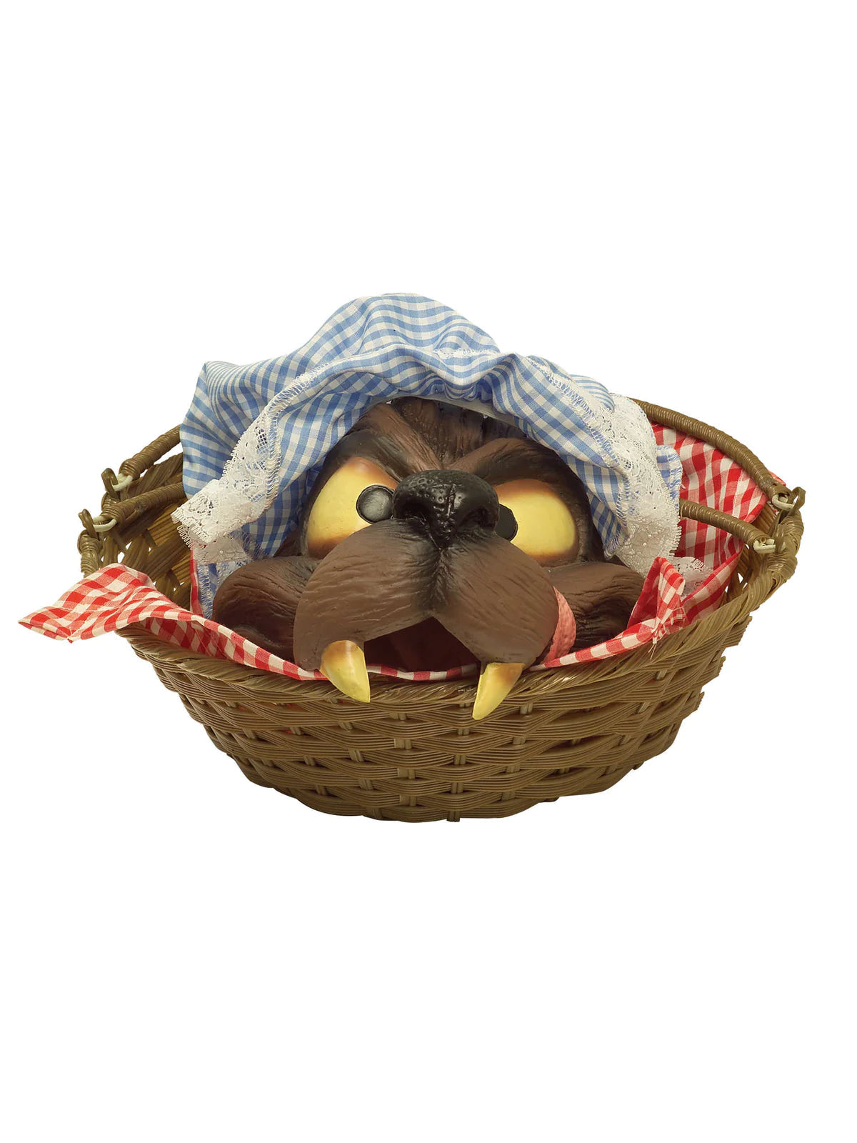 Wolf Head in Basket Red Riding Hood 1
