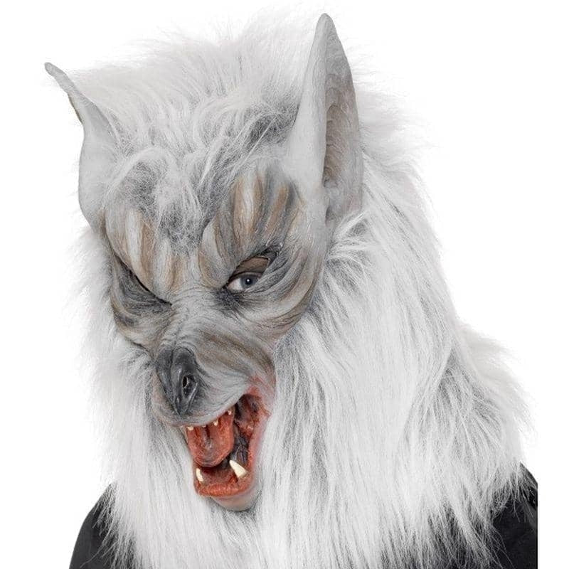 Wolf Mask Adult Silver_1