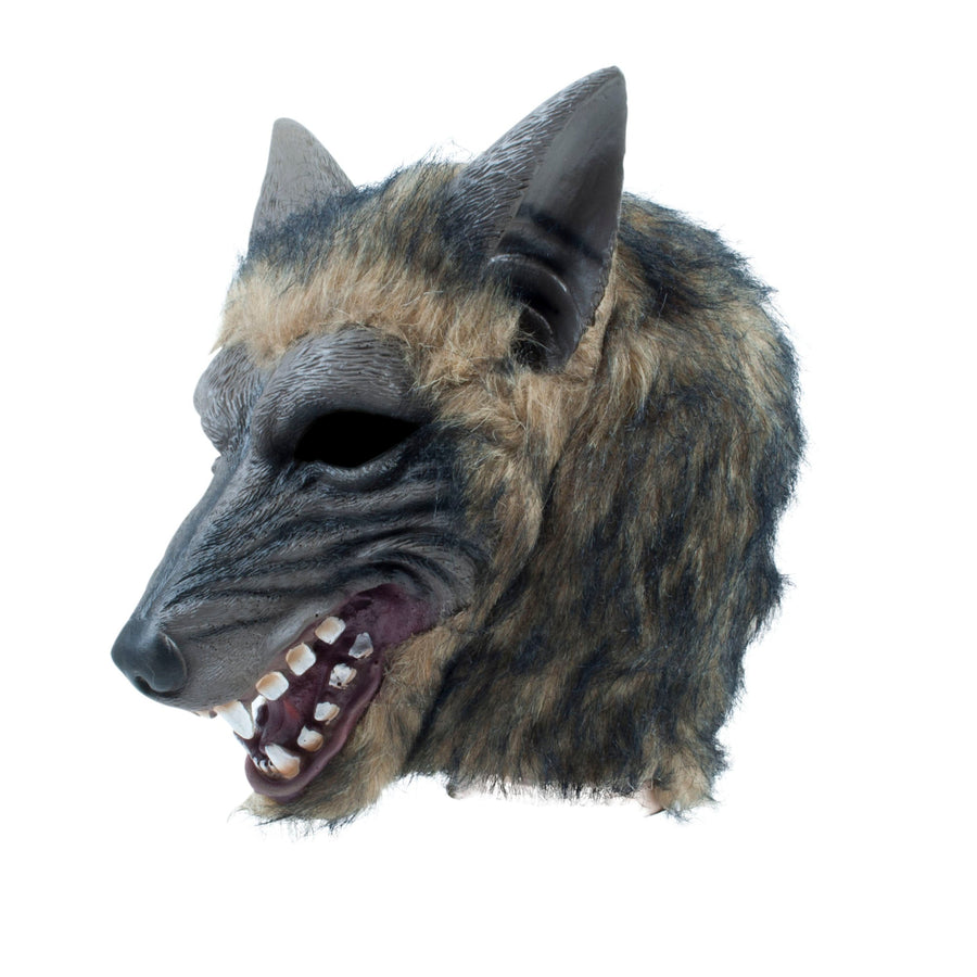 Wolf Mask Brindle Fur Werewolf Disguise_1