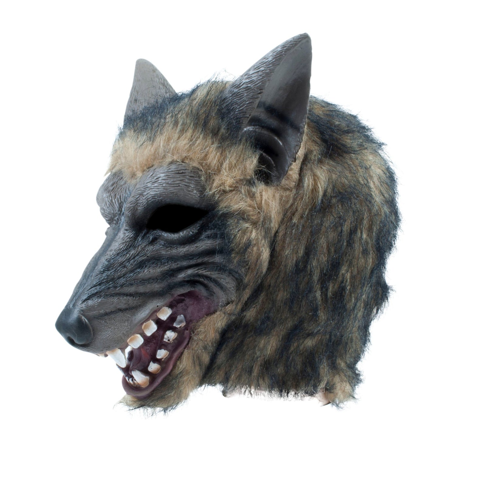 Wolf Mask Brindle Fur Werewolf Disguise 1