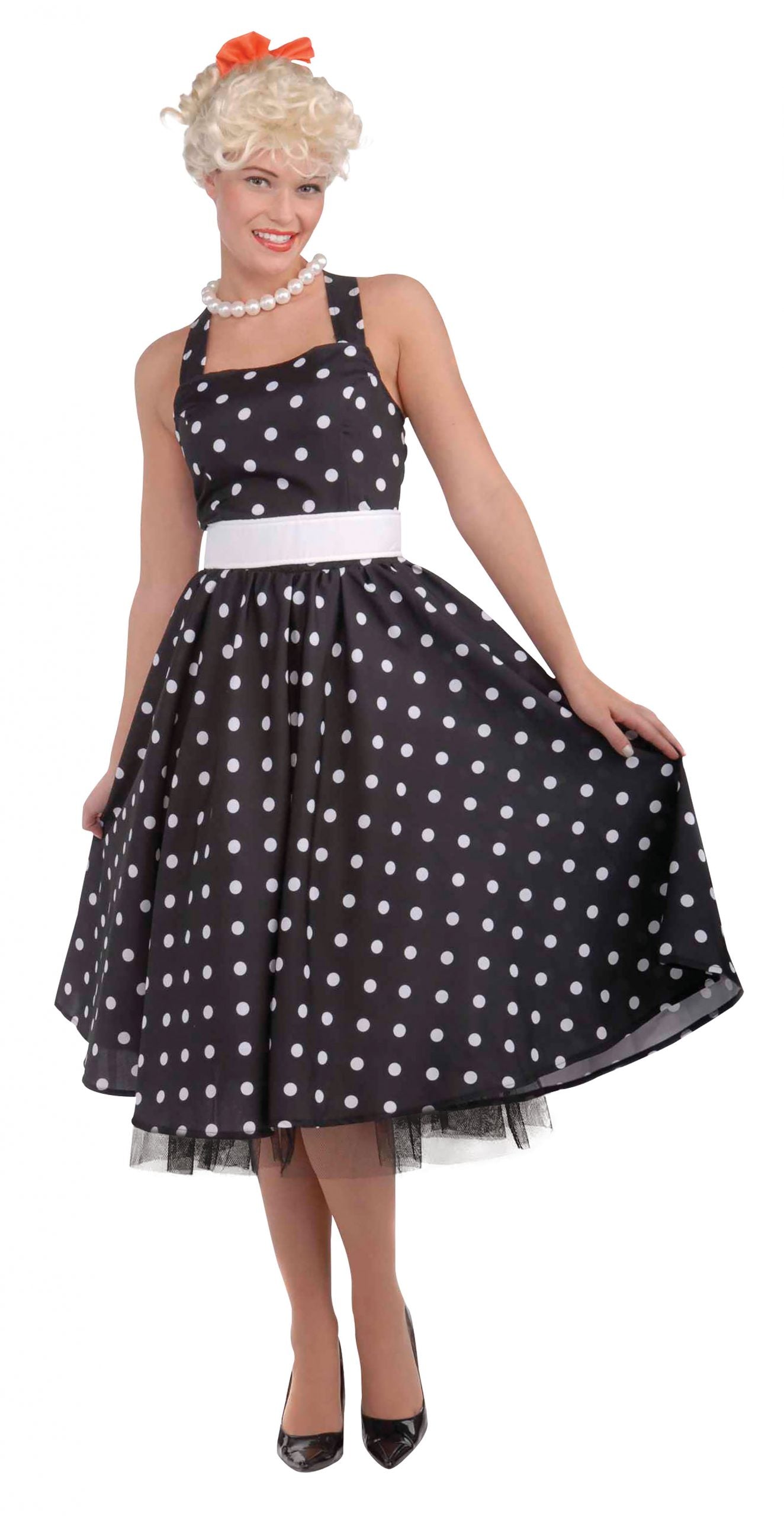 Womens 50s Cutie Dress Adult Costume Female Halloween 1