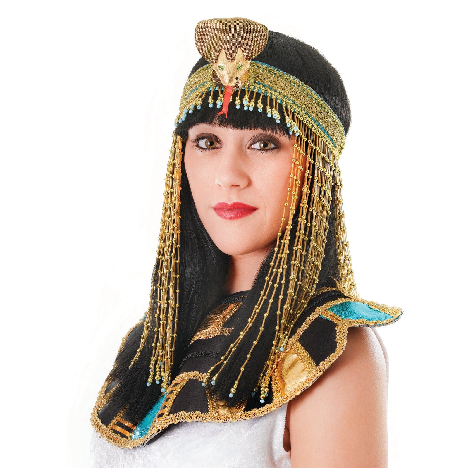 Womens Asp Beaded Headpiece Costume Accessories Female Halloween 1
