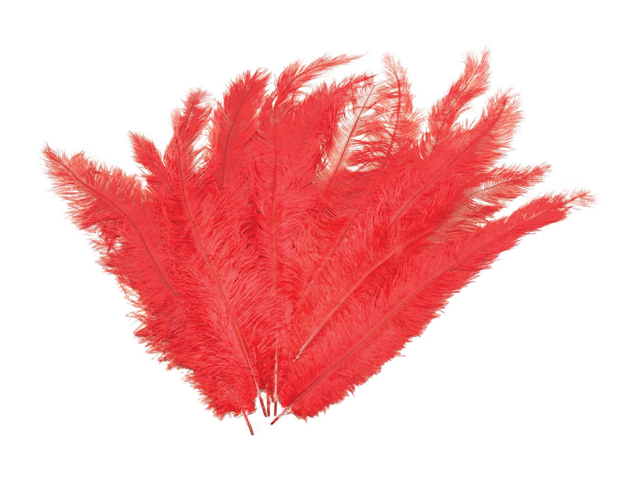 Womens Blondine Feather Red 12 Pkt Feathers Female Packet Halloween Costume_1