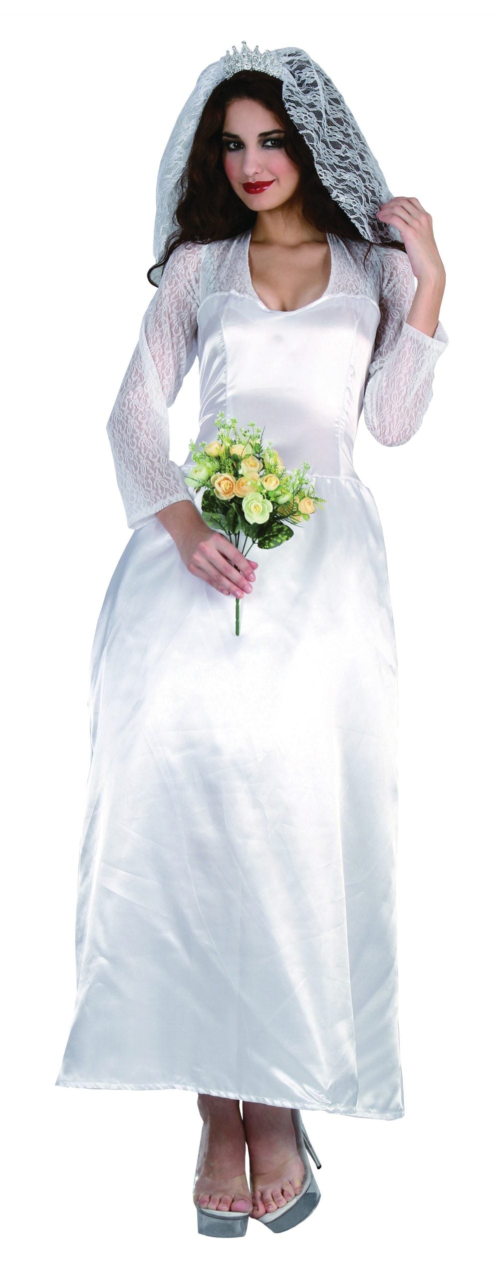 Womens Bride Royal Family Adult Costume Female Halloween 1