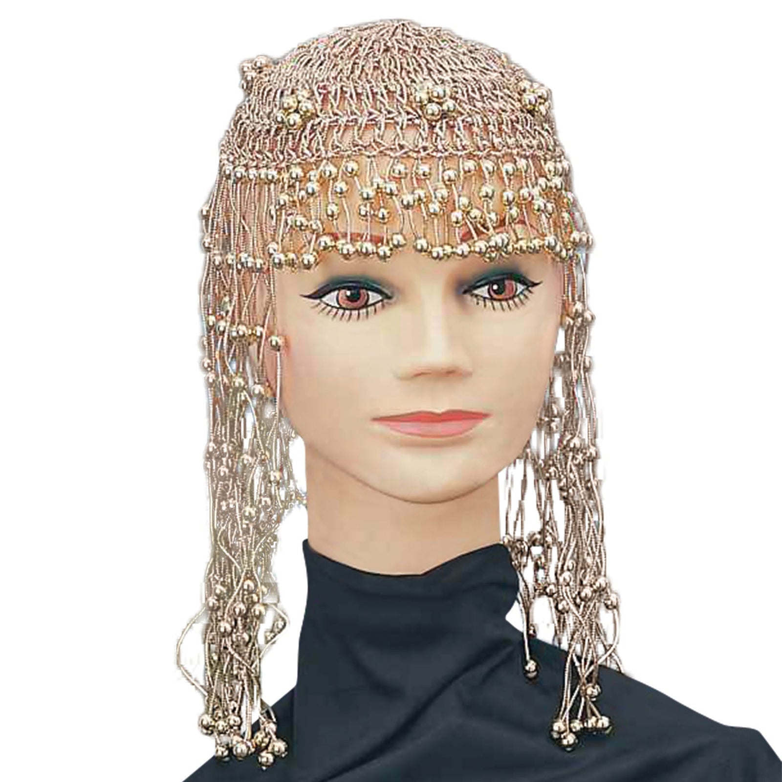 Womens Cleopatra Beaded Headpiece Costume Accessories Female Halloween 1