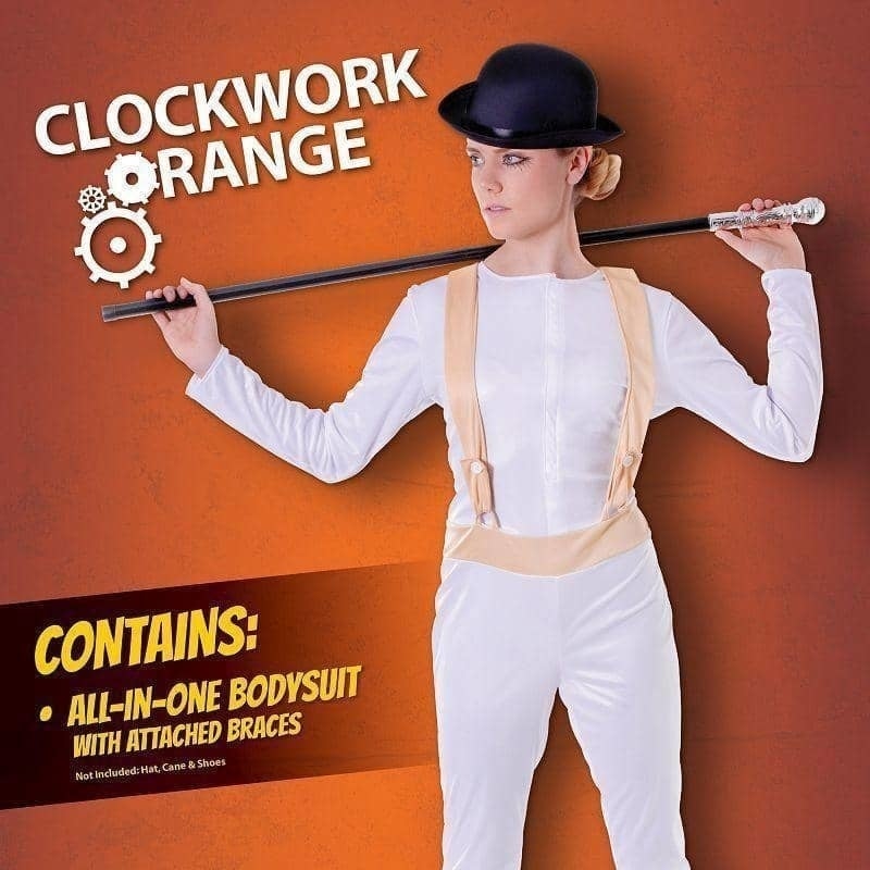 Womens Clockwork Orange Female Adult Costume Uk Size 10 14 Halloween_2 