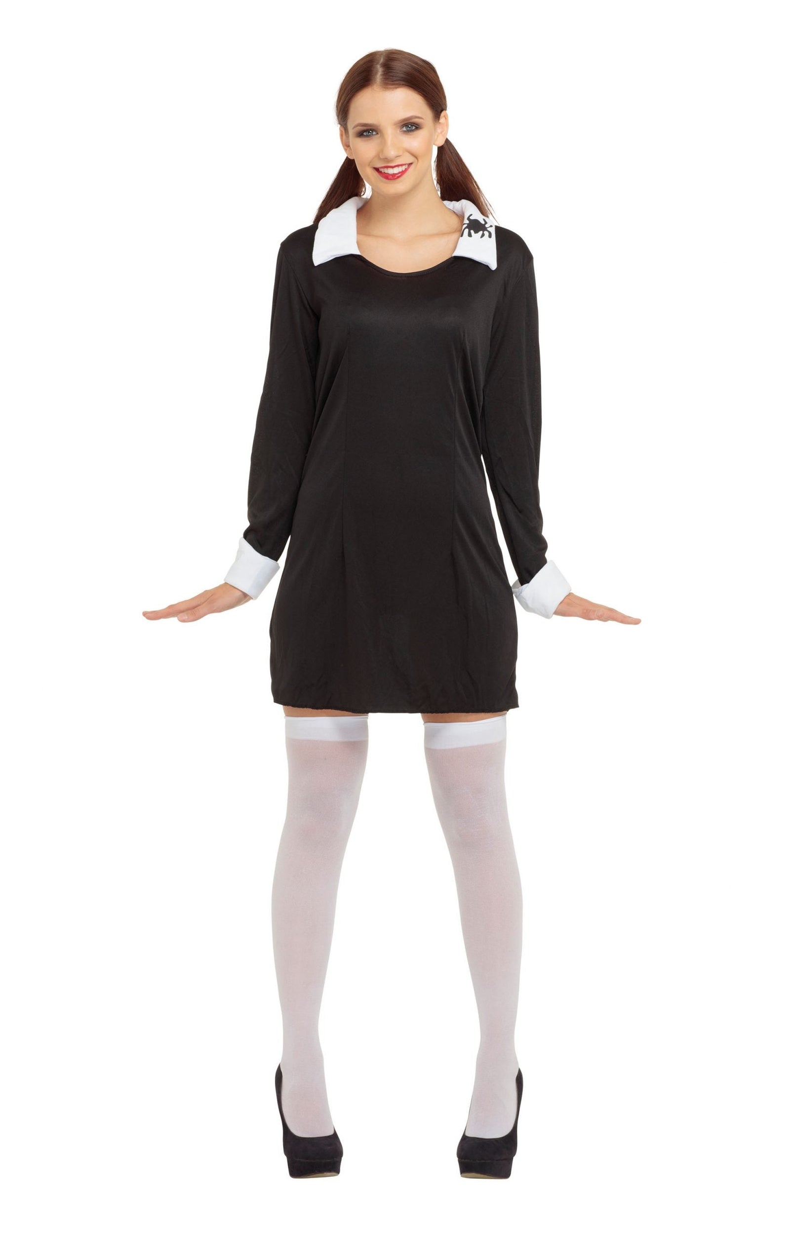 Womens Creepy School Girl Adult Costume Female Halloween 1