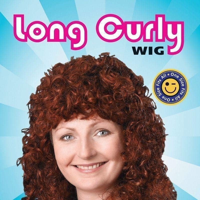 Size Chart Womens Curly Wig Long Ginger Budget Wigs Female Halloween Costume
