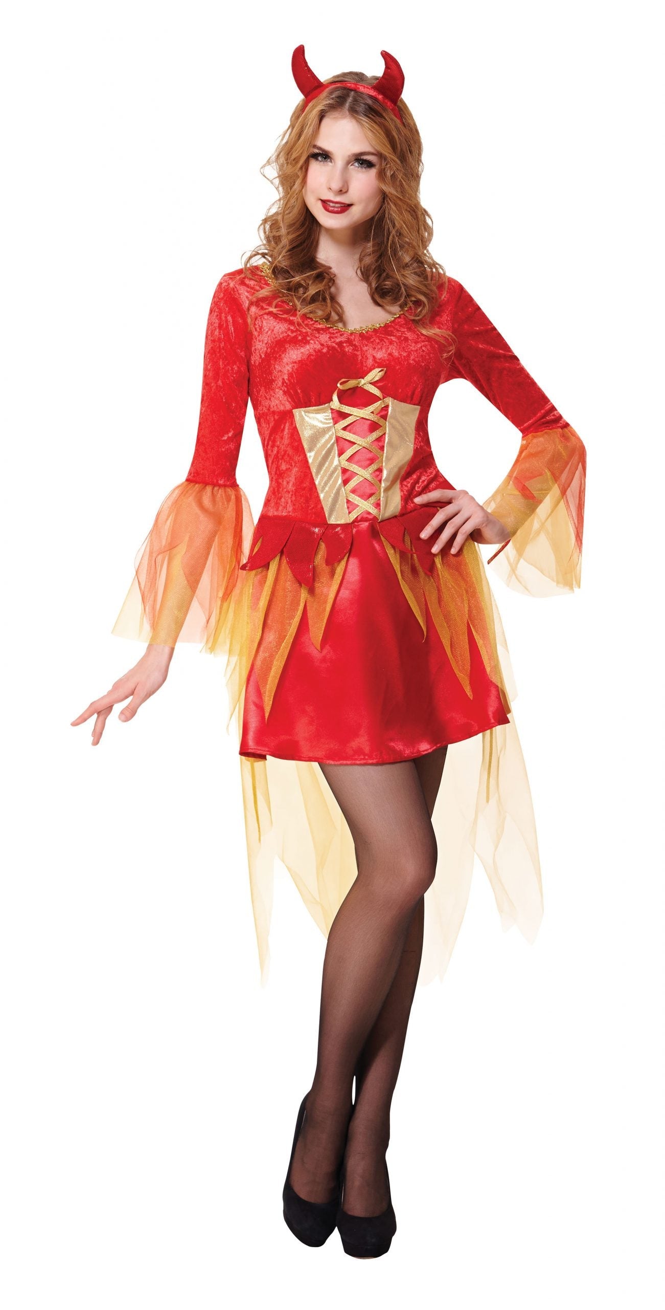 Womens Devil Maiden Adult Costume Female Halloween 1