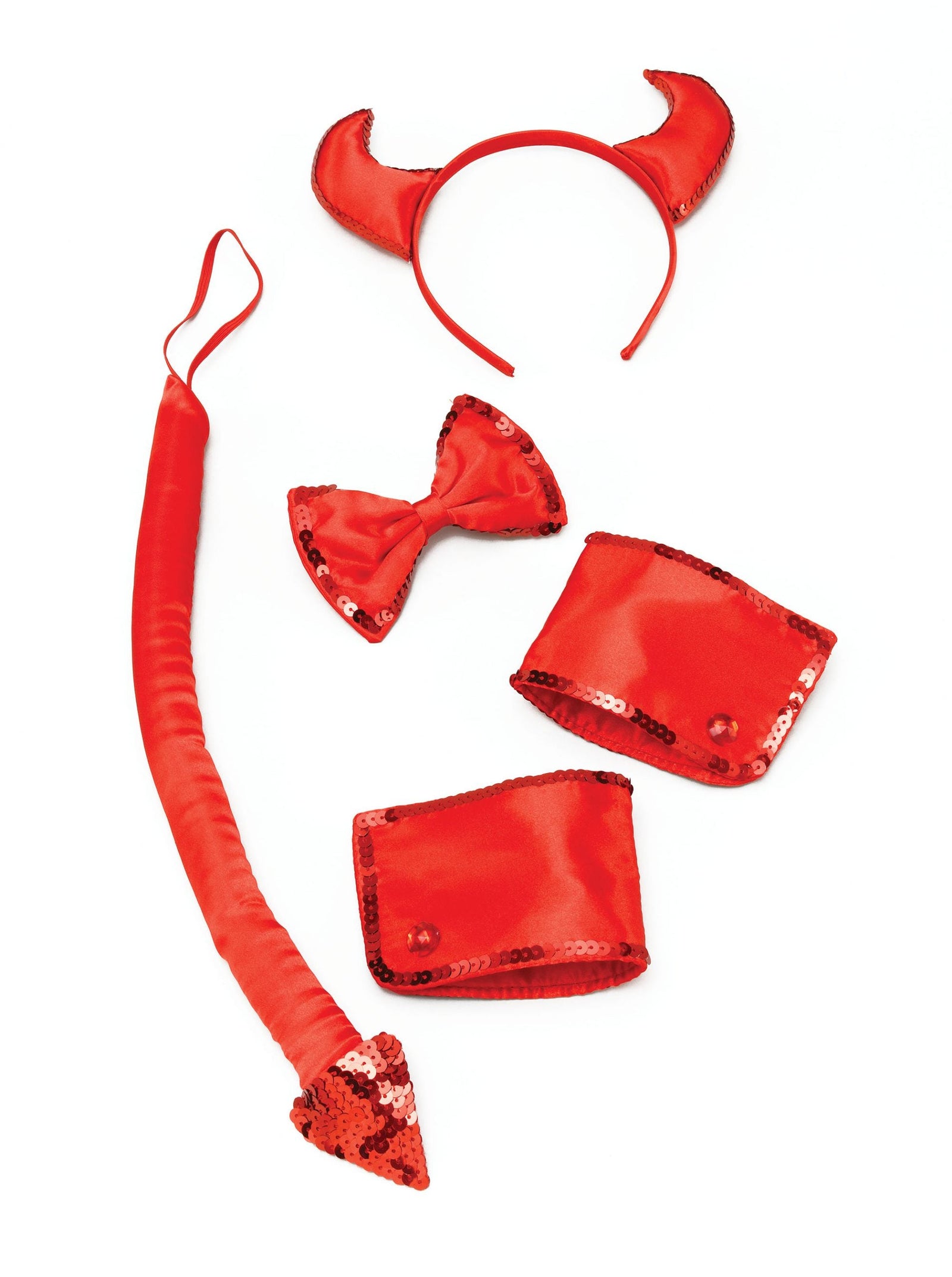 Womens Devil Set Formal Instant Disguise Female Halloween Costume 1